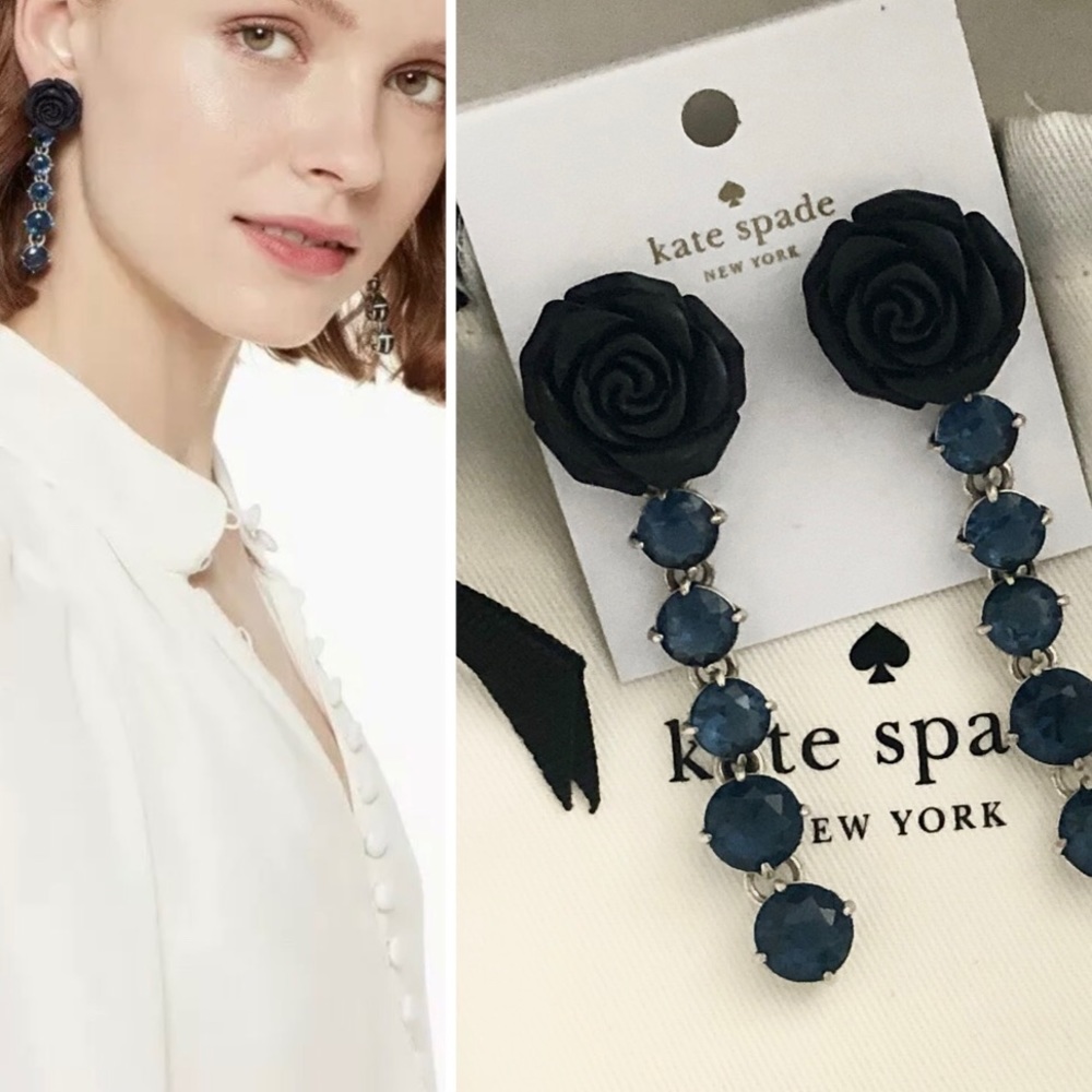 KATE SPADE Artisanal Rose Linear Earring